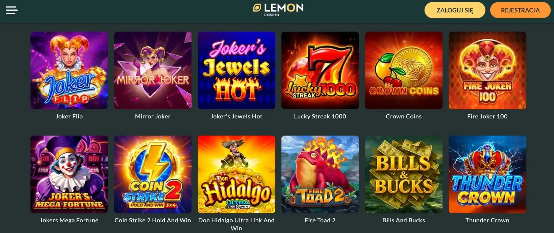 Lemon Casino kasyno online